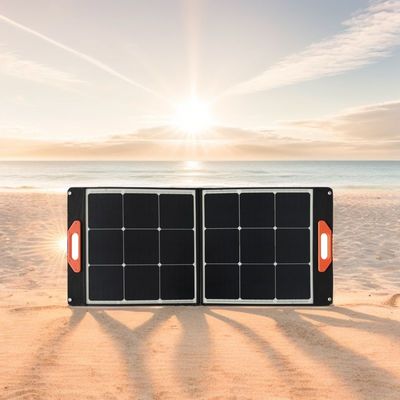 Panneau solaire pliable noir de 100 W
