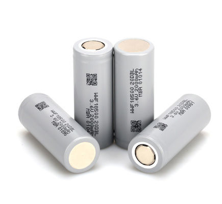 NCA Cathode basse température 18650 Cellules au lithium cylindriques de grande capacité