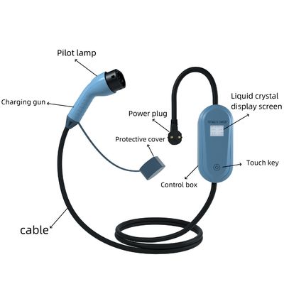 Fréquence 50Hz 60Hz Chargeur de véhicule électrique portable à charge rapide Chargeur de voiture électrique