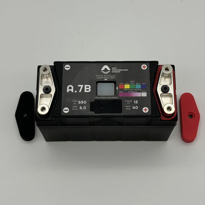 12V 6A batterie de démarrage de moto 12,8 V batterie au lithium pour les urgences extérieures