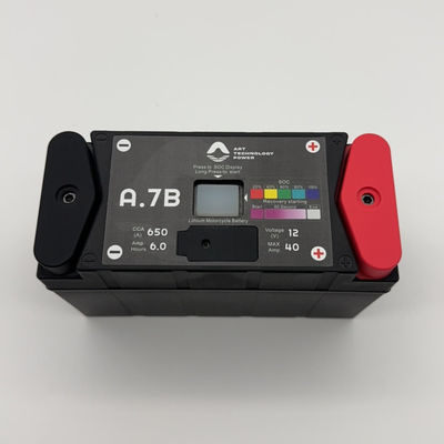 12V 6A batterie de démarrage de moto 12,8 V batterie au lithium pour les urgences extérieures