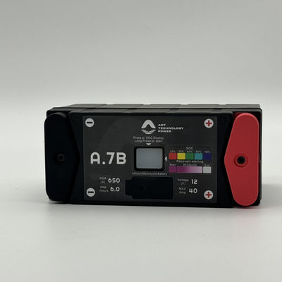 12V 6a batterie au lithium fer phosphate A7B batterie de démarrage d'urgence