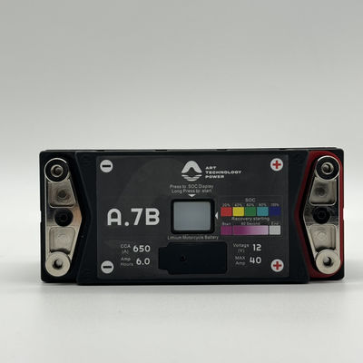 12V 6a batterie au lithium fer phosphate A7B batterie de démarrage d'urgence