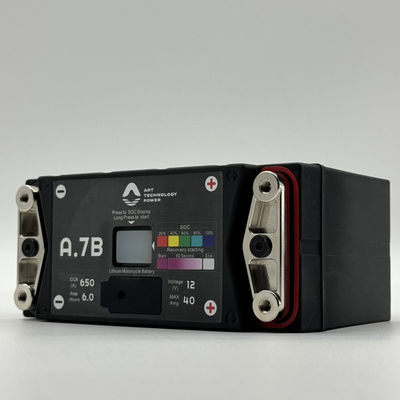 Réscue de moto LiFePO4 Batterie 6,5Ah Capacité et borne de cuivre 12V
