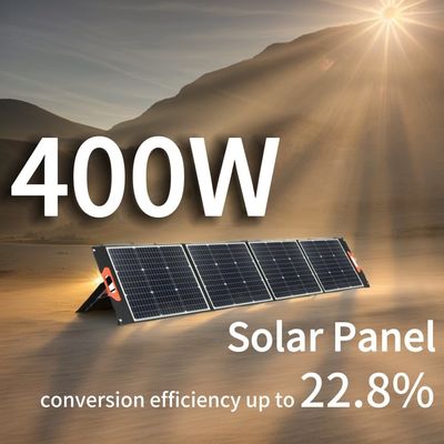 UN38.3 Panneaux photovoltaïques portables 400 watts Panneaux solaires pliables pour camping