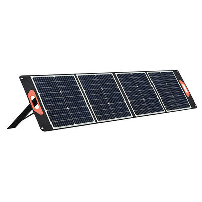 Panneau solaire au silicium monocristallin pour système de recharge extérieur pliable