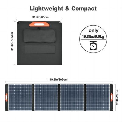 Panneau solaire extérieur de 400 W 38.5V 10.4A DC Sortie Cellule de silicium monocristallin