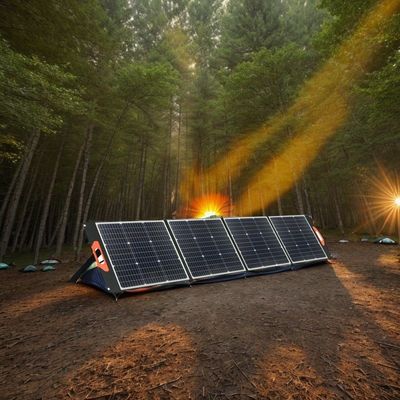 Système de panneau solaire d'urgence de 300 watts