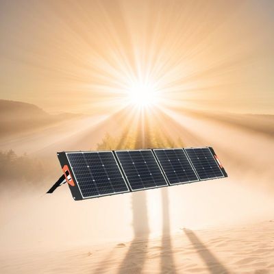 Panneaux solaires de 400W pour activités extérieures avec port USB pliable