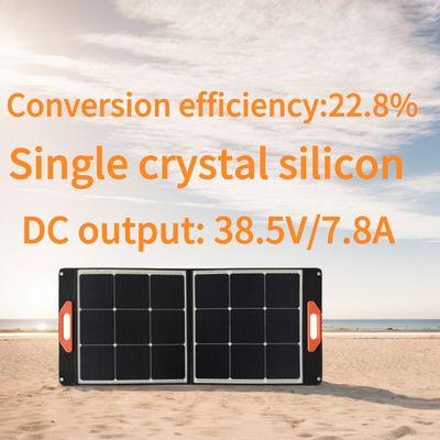 Panneau solaire pliable monocristallin de 300 W essentiel pour les voyages en plein air pour l'alimentation électrique