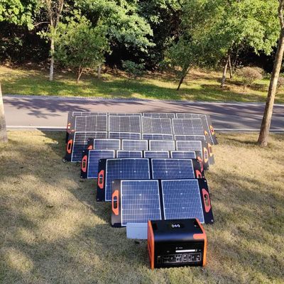 Panneaux solaires pliables à cristaux simples 30W*2PCS Générateur solaire pour la maison