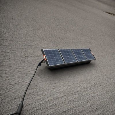 Un chargeur solaire pliable de 100 watts