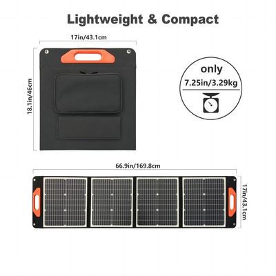 Chargeur de panneau solaire pliable d'urgence étanche pour le service après-vente