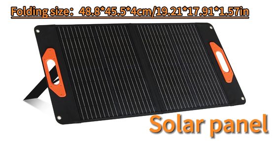 Panneau solaire pliable de 60 W avec cellules de 30 W*2 PCS et service après-vente