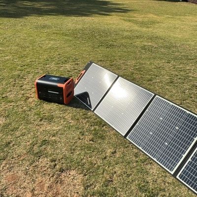 Chargeur de panneau solaire professionnel de 400 W Panneau solaire portable pliable avec USB