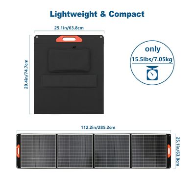 Station électrique portable de 300 watts Chargeur Station électrique rechargeable Panneau solaire