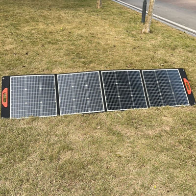 Panneaux solaires portables de 200W 12V pour camping RV Yacht pliable Taille 22*24.8*1.77 pouces