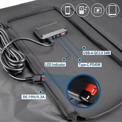 19V 5,3A Panneaux solaires monocristallins 100W 2,9kg Certification CE