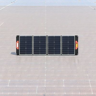 Kit photovoltaïque solaire pliable pour les centrales électriques et les campings 100W 12V