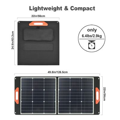 Panneaux solaires portables mobiles de 100 W Solutions énergétiques durables
