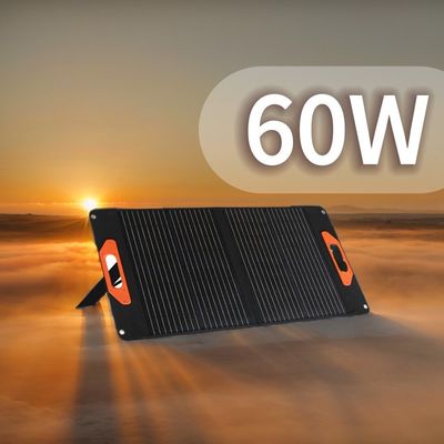Petit panneau solaire mono de 60 W chargeur de panneau solaire pliable de 2,2 kg