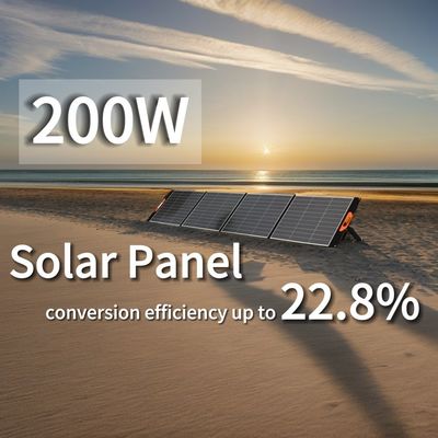 Panneau solaire au silicium monocristallin de 200 W et pour l'alimentation électrique compétitive
