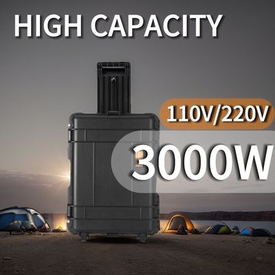 Station électrique portable à haute puissance de 3000 W avec batterie au lithium fer phosphate