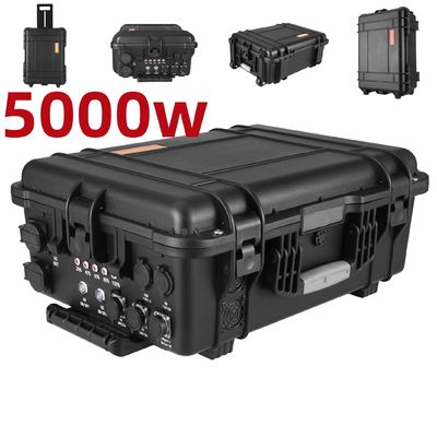 Une centrale électrique mobile d'urgence de 5000W avec une coque en alliage ABS et un chargeur solaire