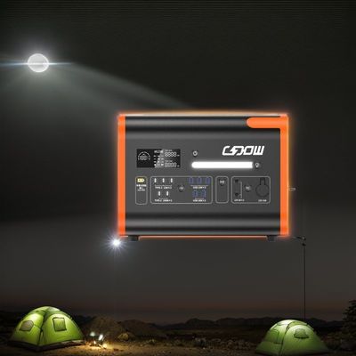 2200 W de batterie de type C alimentation électrique de secours avec une plage de fluctuation de tension de sortie de -5% à 5%