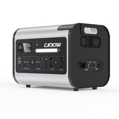 2048wh centrale solaire avec panneau d'onduleur et alimentation électrique portable de sortie CA 220V