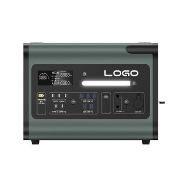Type-C Sortie 220V 2200W Pure centrale électrique portable à ondes sinusoïdes pour urgences extérieures