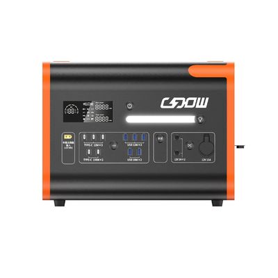 LiFePO4 centrale électrique portable de 2000 W de stockage d'énergie alimentation électrique AT22 pour le ménage