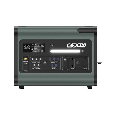 LiFePO4 centrale électrique portable de 2000 W de stockage d'énergie alimentation électrique AT22 pour le ménage