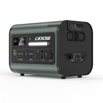 Capacité nominale 2048wh centrale électrique extérieure d'urgence à haute puissance et à recharge rapide