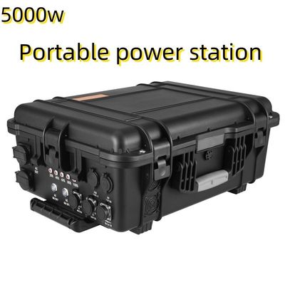 4800wh USB/Type-C Max5000W alimentation électrique empilable pour la pêche, la conduite autonome et l'extérieur