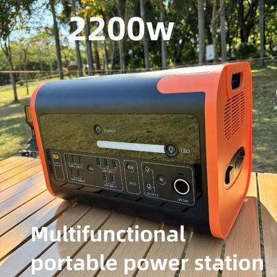 Générateur solaire d'urgence à domicile de 2200 W LiFePO4 avec charge rapide et charge sans fil