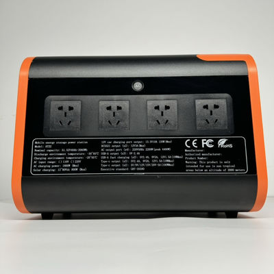 Générateur de batterie LiFePO4 portable de 2200W pour famille et urgences