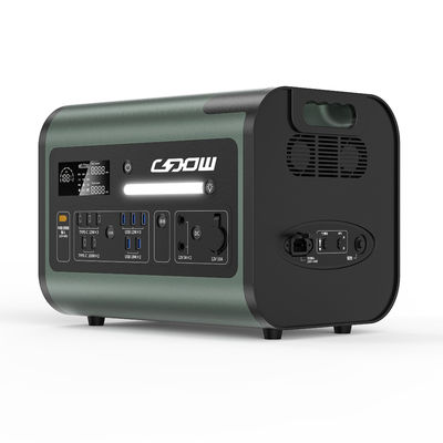 Type-C Sortie centrale électrique mobile pour la maison et le camping Générateur solaire de 2048h