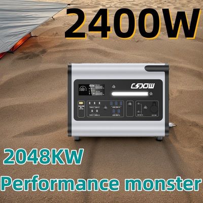 Appareil électrique portable 2048wh 2000W Station solaire sur mesure Demande et échantillons