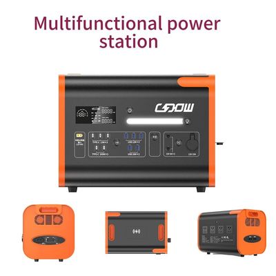 600W 1800W 2000W batterie portable au lithium fer phosphate pour la centrale éolienne solaire