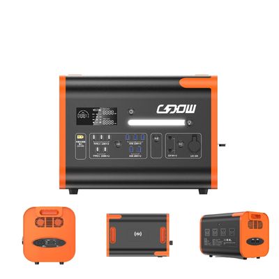LiFePO4 Type de sortie Générateur solaire portable de 2000 W 2200 W Station solaire pour la maison