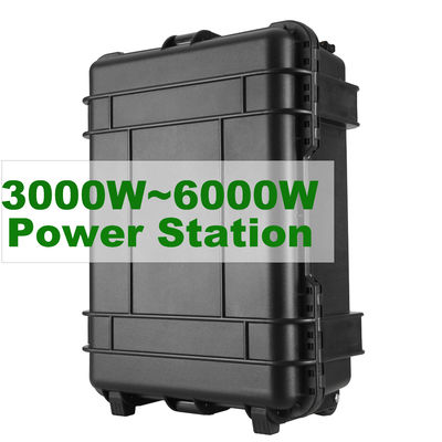 15A Max courant de sortie CA centrale solaire portable 5000W pour la maison et le camping