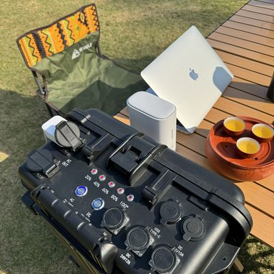 15A Max courant de sortie CA centrale solaire portable 5000W pour la maison et le camping