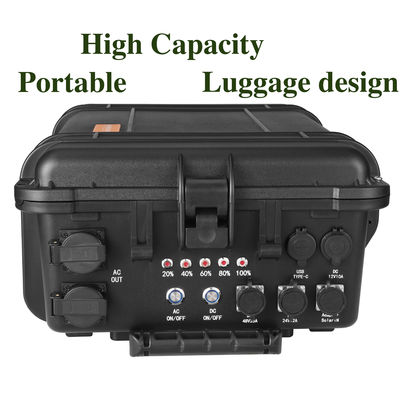 15A Max courant de sortie CA centrale solaire portable 5000W pour la maison et le camping
