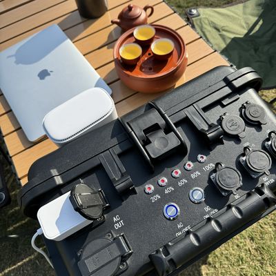 15A Max courant de sortie CA centrale solaire portable 5000W pour la maison et le camping