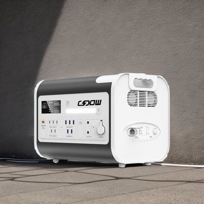 2048wh Station électrique hors réseau 800W ABS PC Shell en alliage d'aluminium