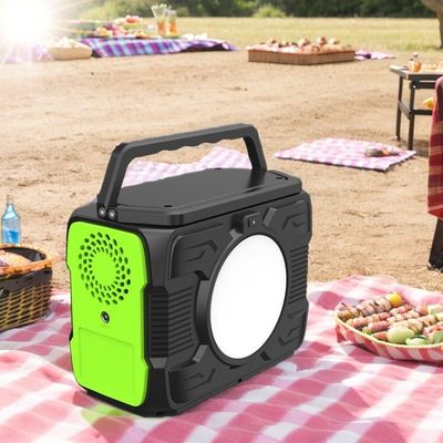 Station électrique au lithium mobile de camping avec batterie solaire de 200 W