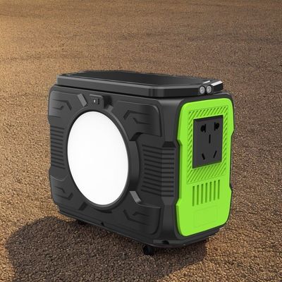 Station électrique au lithium mobile de camping avec batterie solaire de 200 W