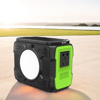 Station électrique au lithium mobile de camping avec batterie solaire de 200 W