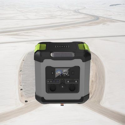 2000W 1680Wh LiFePO4 Batterie Générateur de stockage d'énergie solaire pour SOS extérieur d'urgence
